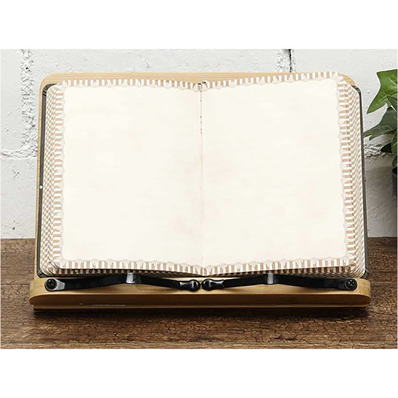 Stojan na notebook, knihu, tablet skladací bambusový