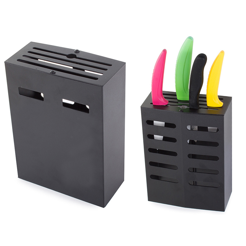 Stojan na nože odkvapkávač kovový