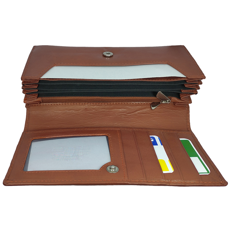 Peňaženka dámska kožená P013 Brown