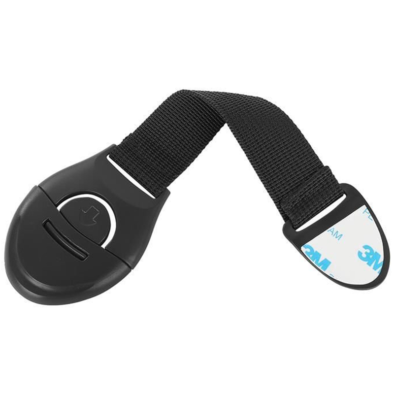 Detská poistka na dvere 20cm - 10 kusov čierne