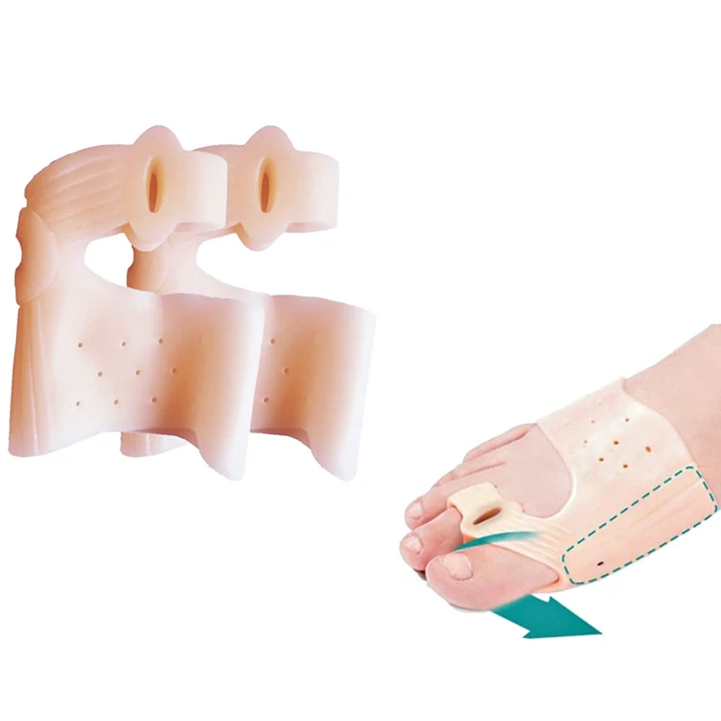 Gélový separátor prstov chodidla s klinom na haluxy 2ks