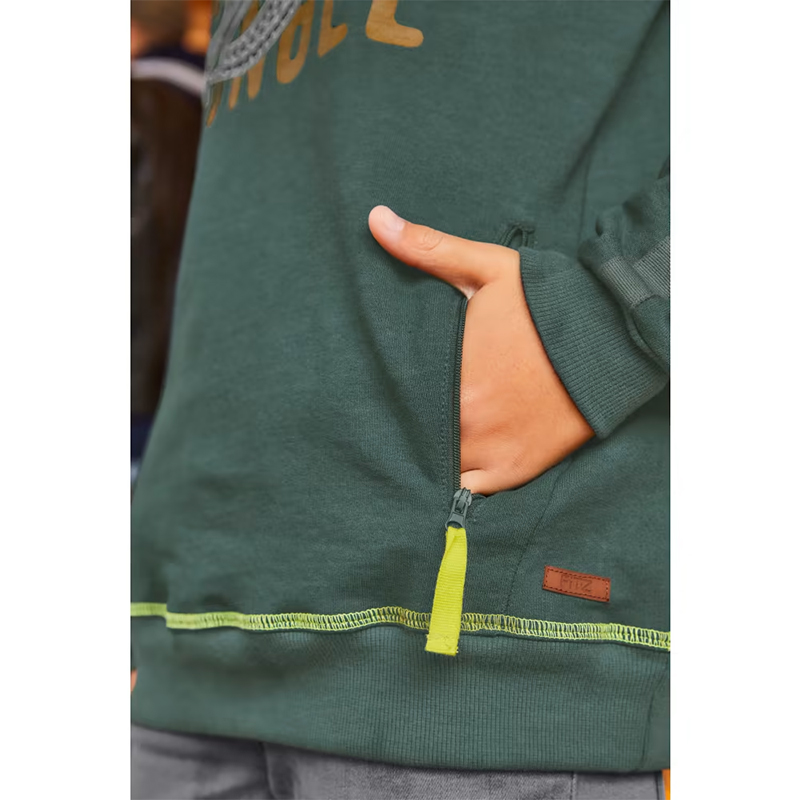 JAKO-O - Detská mikina s vreckami Jungle Had 164/170