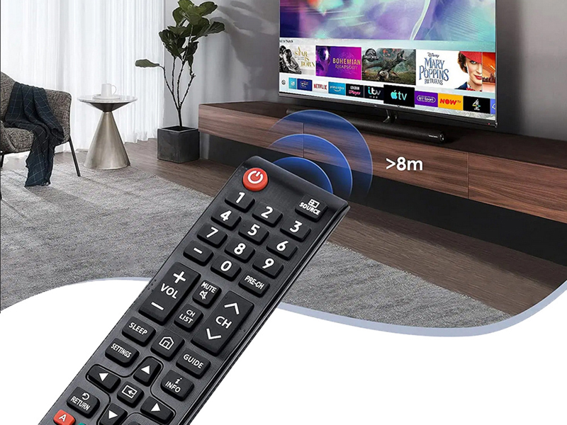 Univerzálny diaľkový ovládač na TV SMART Samsung 01301A