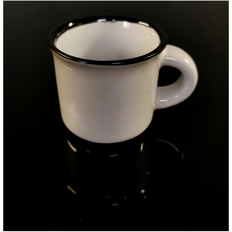 Reutter Porzelan - Porcelánový hrnček a´la Oceľový hrnček 8cm