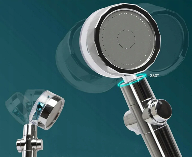 Sprchová hlavica s turbínou 