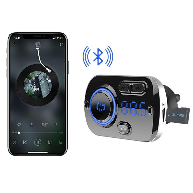 Audew Transmitter FM Bluetooth USB 5.0 multifunkčný 8v1
