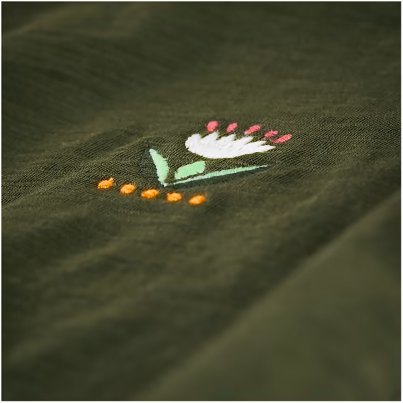 JAKO-O - Dievčenské tričko olivovo zelené 176/182