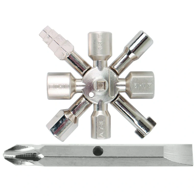 Univerzálny kľúč na bezpečnostné skrinky 10v1