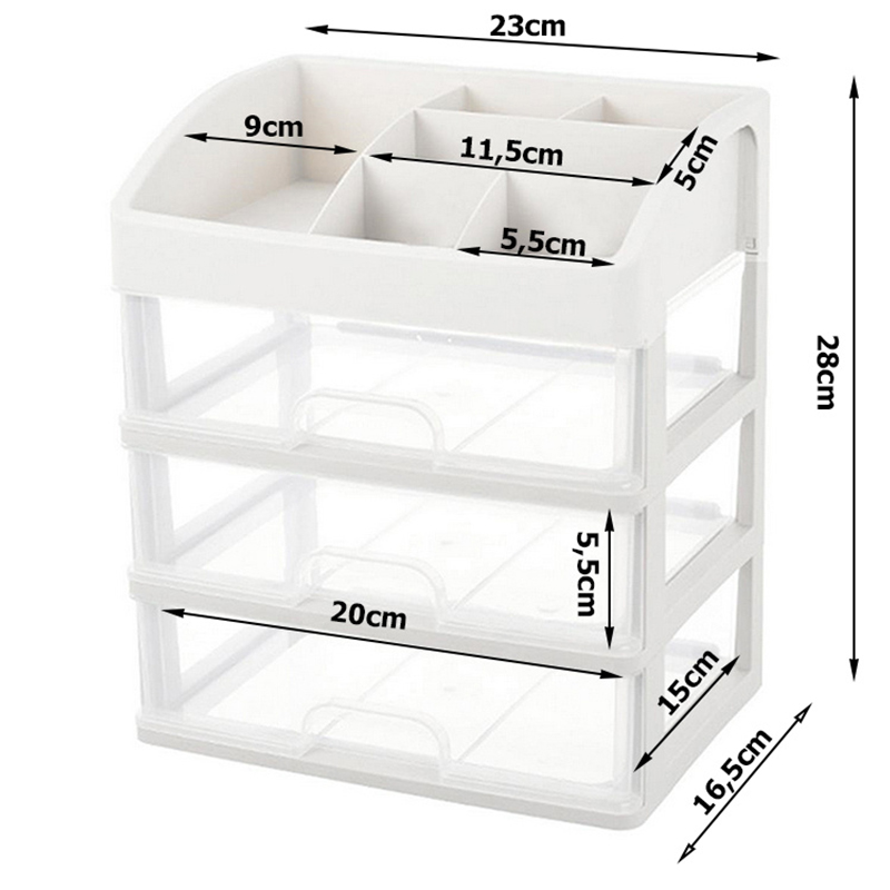 Organizér na kozmetiku a bižutériu XXL