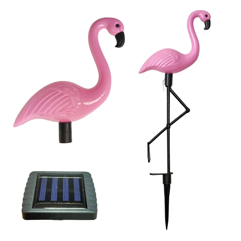Solárne záhradné lampy - Plameniaky 3ks