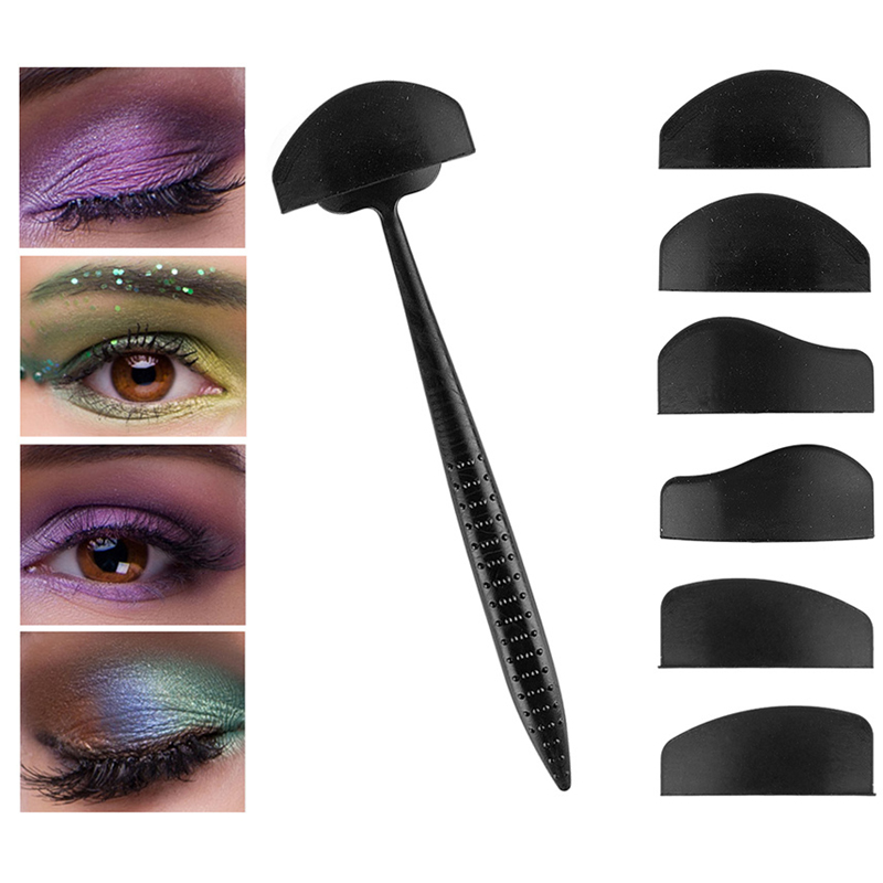 Sada silikónových šablón na líčenie očných viečok