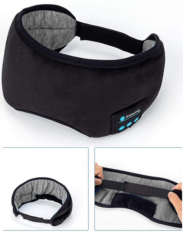 Maska na spanie so slúchadlami Bluetooth