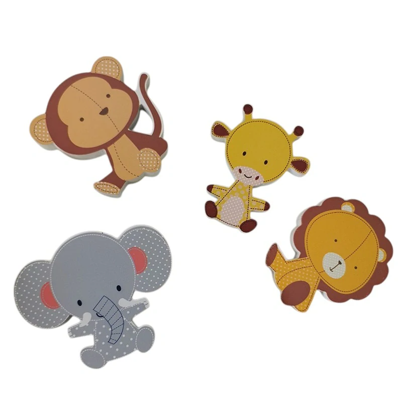 SAFARI - Drevené zvieratká 10 cm - 4 kusy