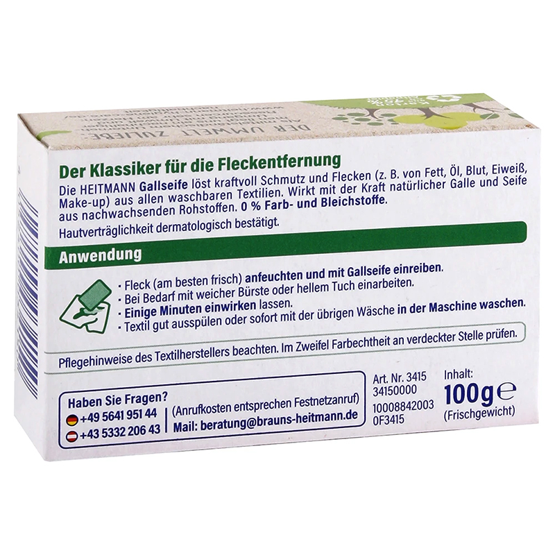 HEITMANN - Žlčové mydlo na škvrny 100 g