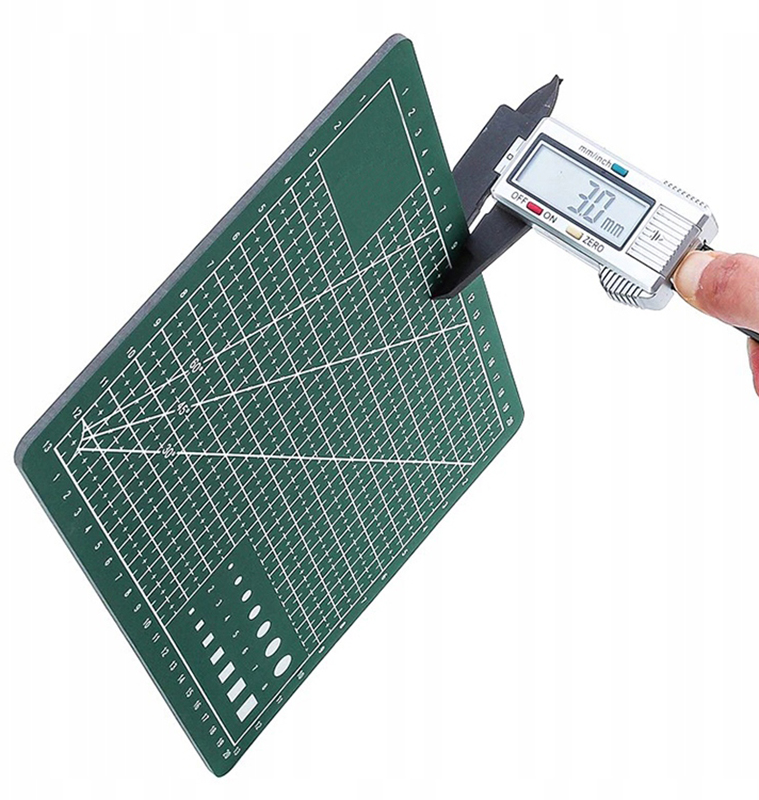 Modelárska podložka na rezanie A5 zelená