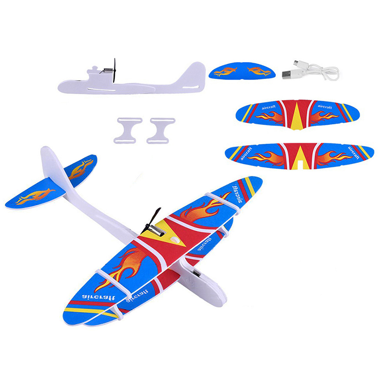 Lietadlo penové 6 LED USB