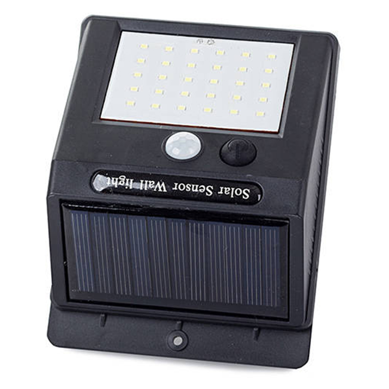 Solárna lampa na stenu 30LED SMD s pohybovým senzorom