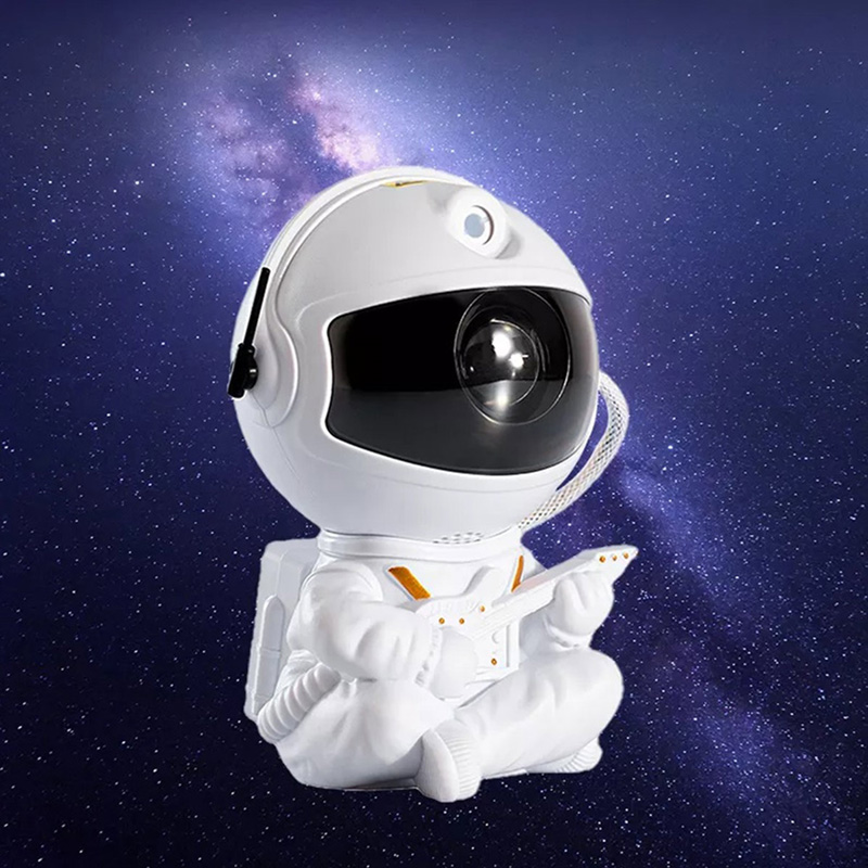 Projektor hviezd Astronaut s gitarou biely