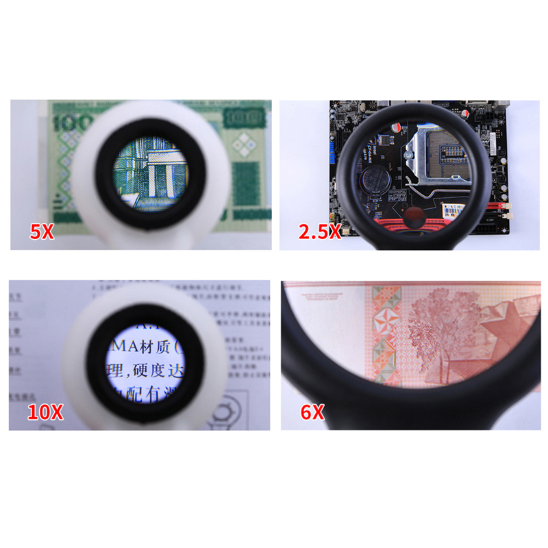 Sada Tretia ruka s lupou 6+12LED MG16130-108C