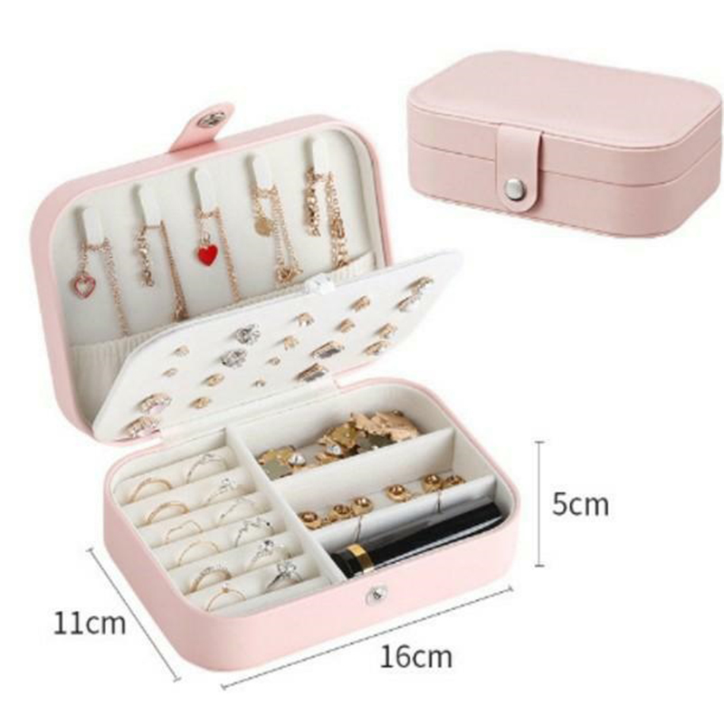 Organizér na bižutériu ružový 16x11x5cm