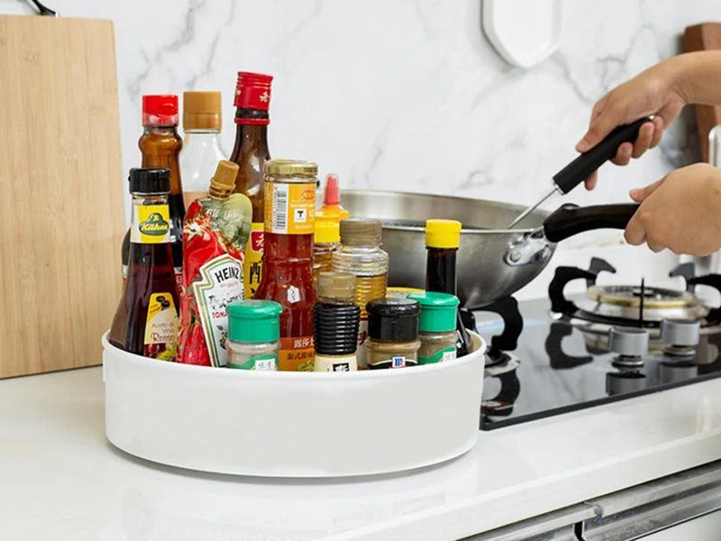 Otočný kuchynský organizér 22 cm