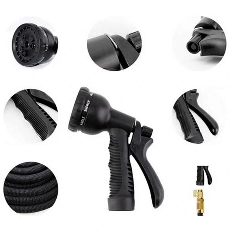 Záhradná hadica čierna 5-15 metrov