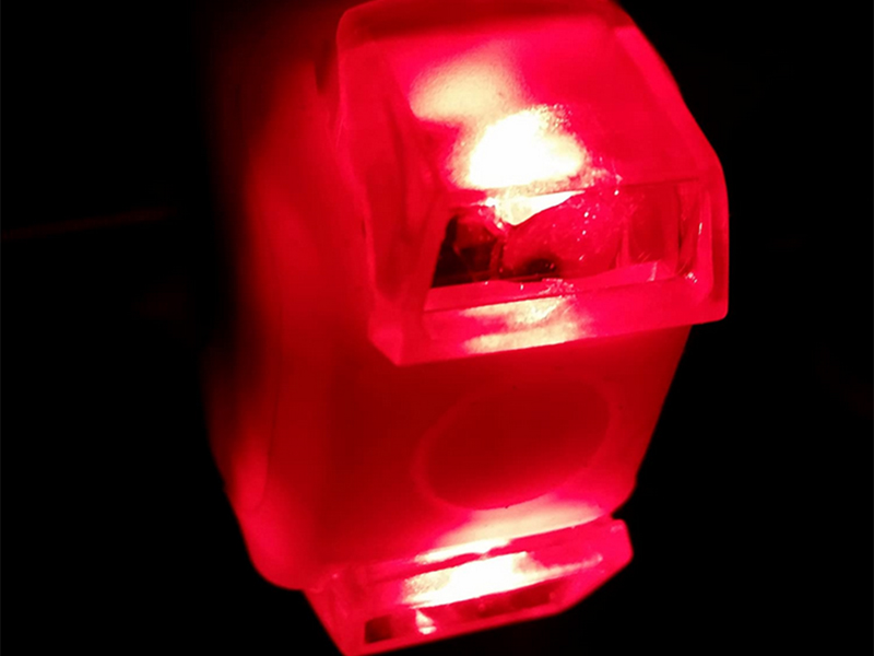 Sada silikónové predné a zadné svetlo na bicykel HJ-009