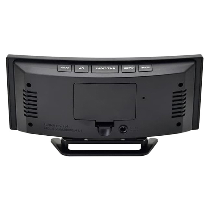 Digitálny LED budík so zrkadlom a teplomerom DT-6507