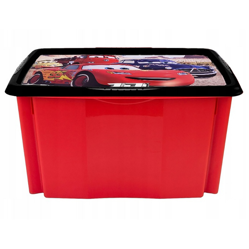 Keeeper Plastový box na hračky Cars veľký 45l