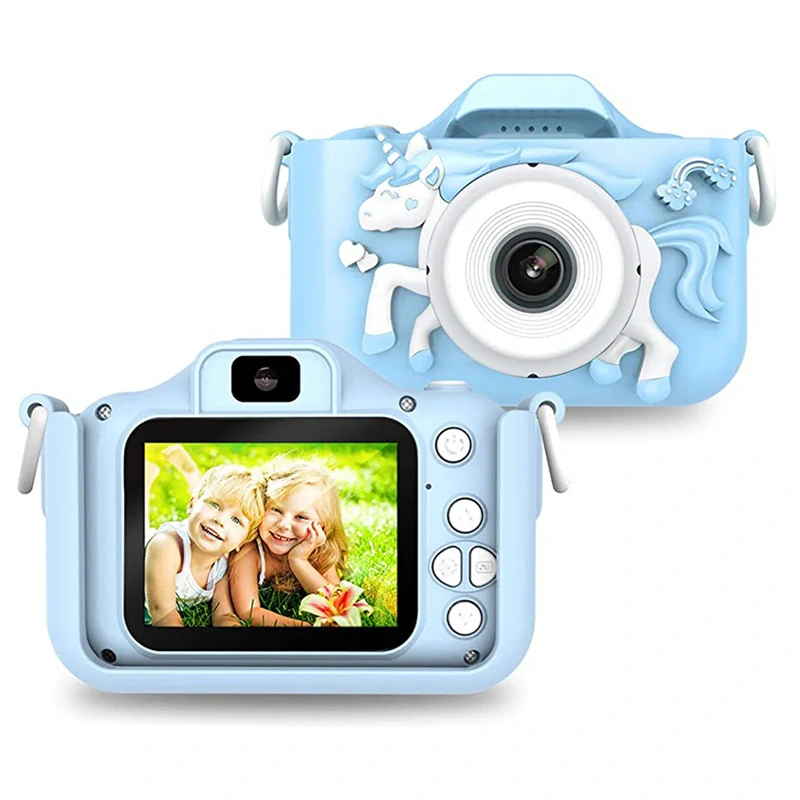 Detský digitálny fotoaparát Jednorožec modrý