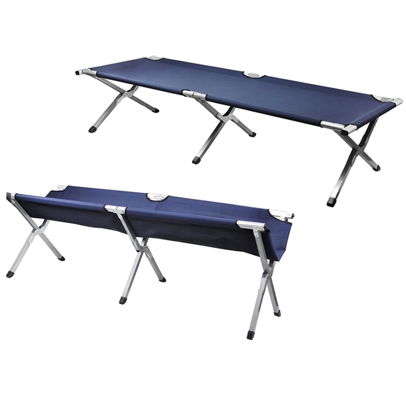 Skladacie lehátko 185x70cm tmavomodré