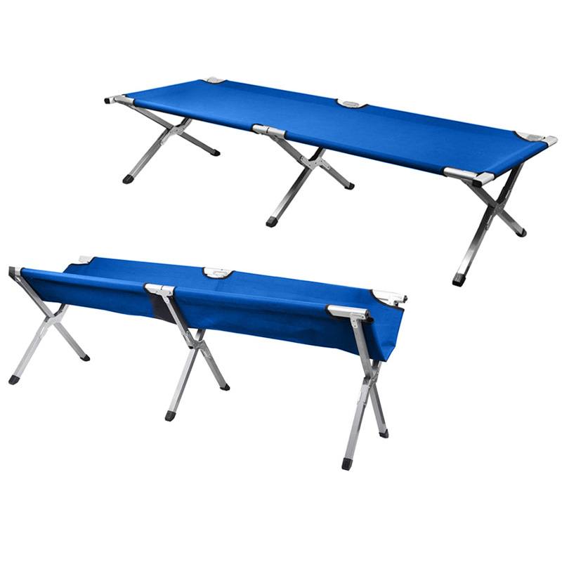 Skladacie lehátko 185x70cm svetlomodré