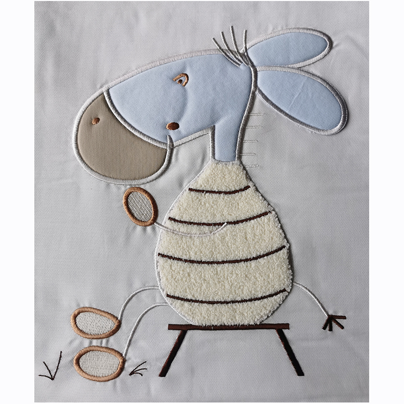 Feretti -  4-dielna súprava do detskej postieľky Beige Donkey