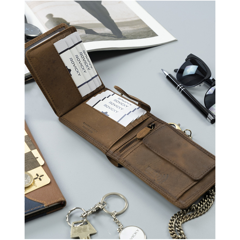 ROVICKY - Peňaženka kožená AUTO N992C-VIN-C-2027 Bown