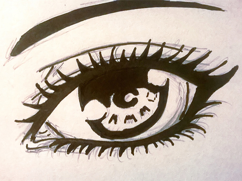 Popisovač permanentný čierny okrúhly