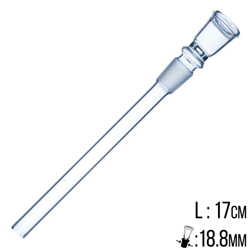 Šluk sklenený na Inhalátor sklenený tulipán malý 18,8mm/17cm