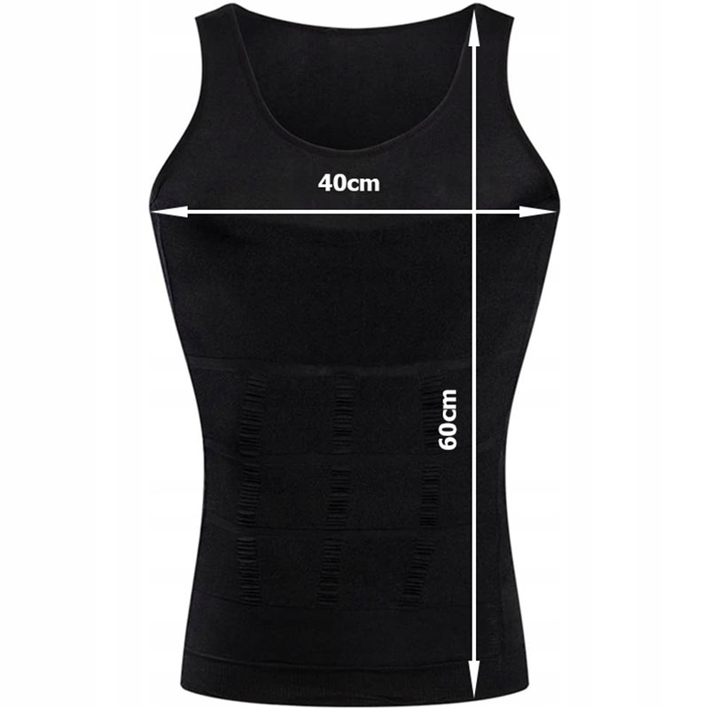 Zoštíhľujúce tričko čierne XL