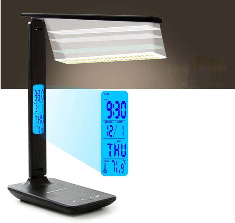 Kancelárska stolná lampa s indukčnou nabíjačkou Qi TX26C