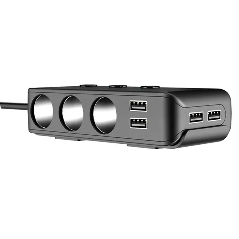 Rozdeľovač autozásuvky 12-24V 4xUSB-C