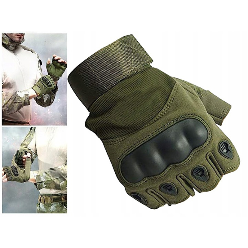Taktické rukavice vojenské khaki XL