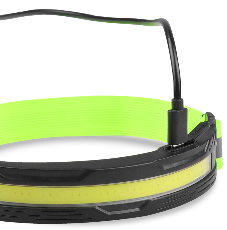 Čelová baterka 30 COB LED