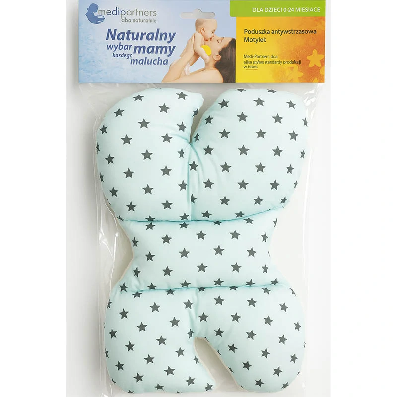 Medipartners Vankúšik motýlik pre bábätká do autosedačky a kočíka