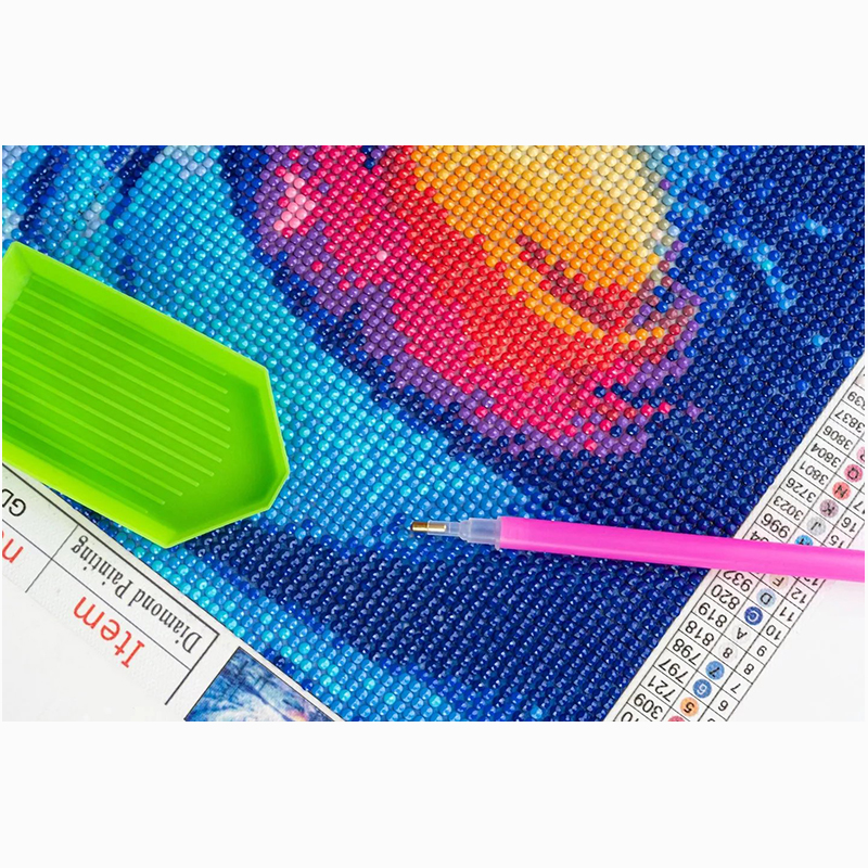 Diamantová výšivka Slnko