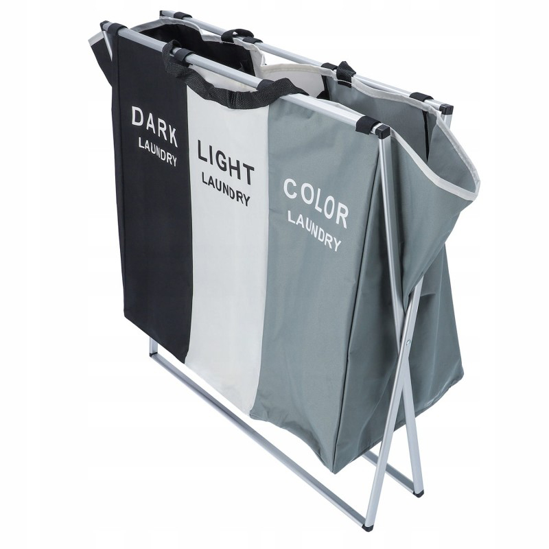 Kôš na bielizeň trojkomorový 137L