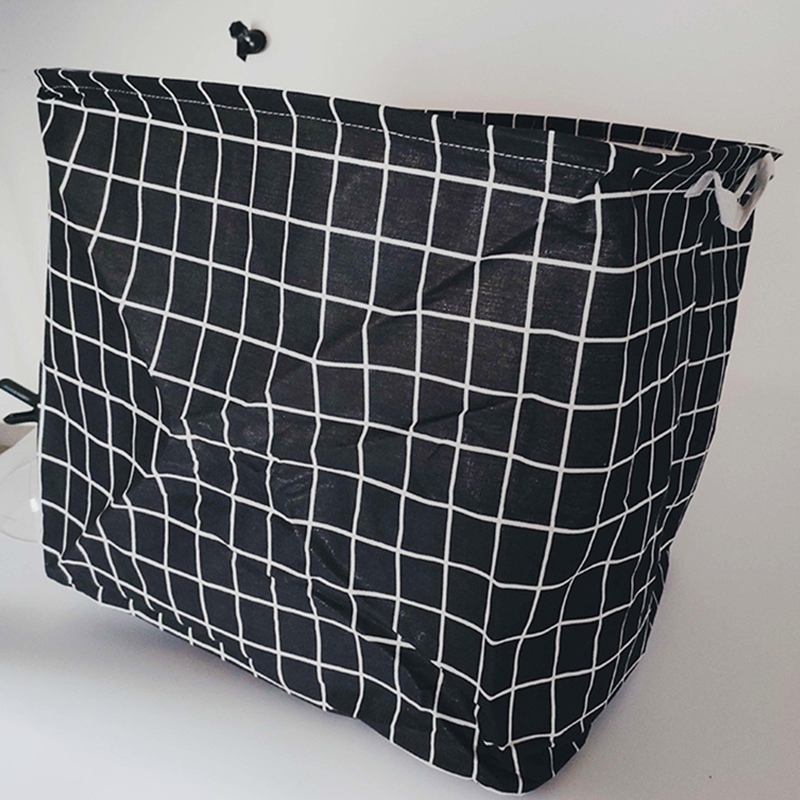 Kôš na prádlo organizér štvorec čierny 100L
