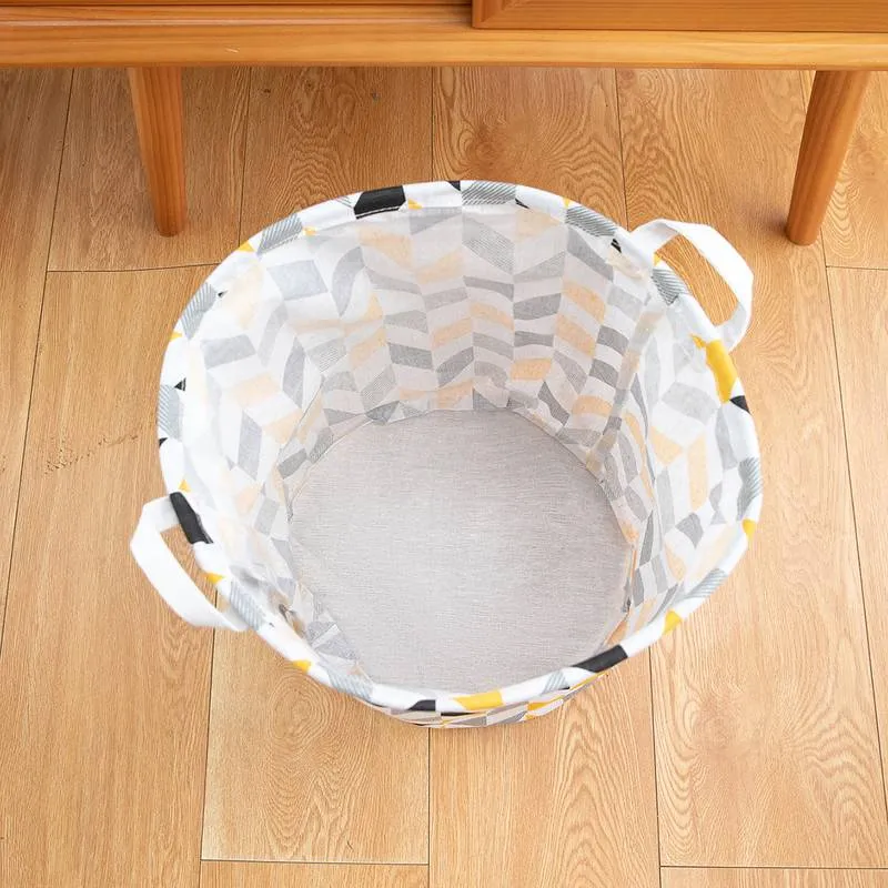 Kôš na prádlo organizér okrúhly zelený 45L