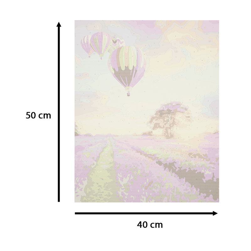 Maľovanie podľa čísel 50x40cm Bicykle