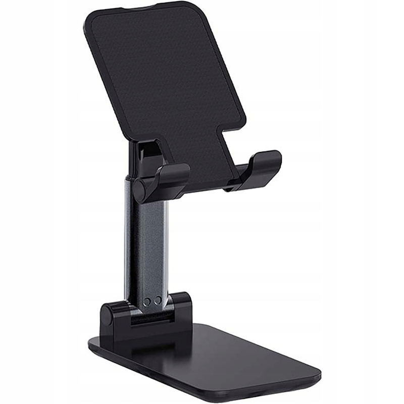 Stojan na telefón a tablet čierny