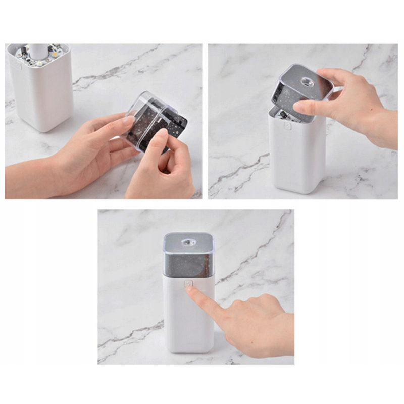 Zvlhčovač vzduchu mini s projektorom nočnej oblohy