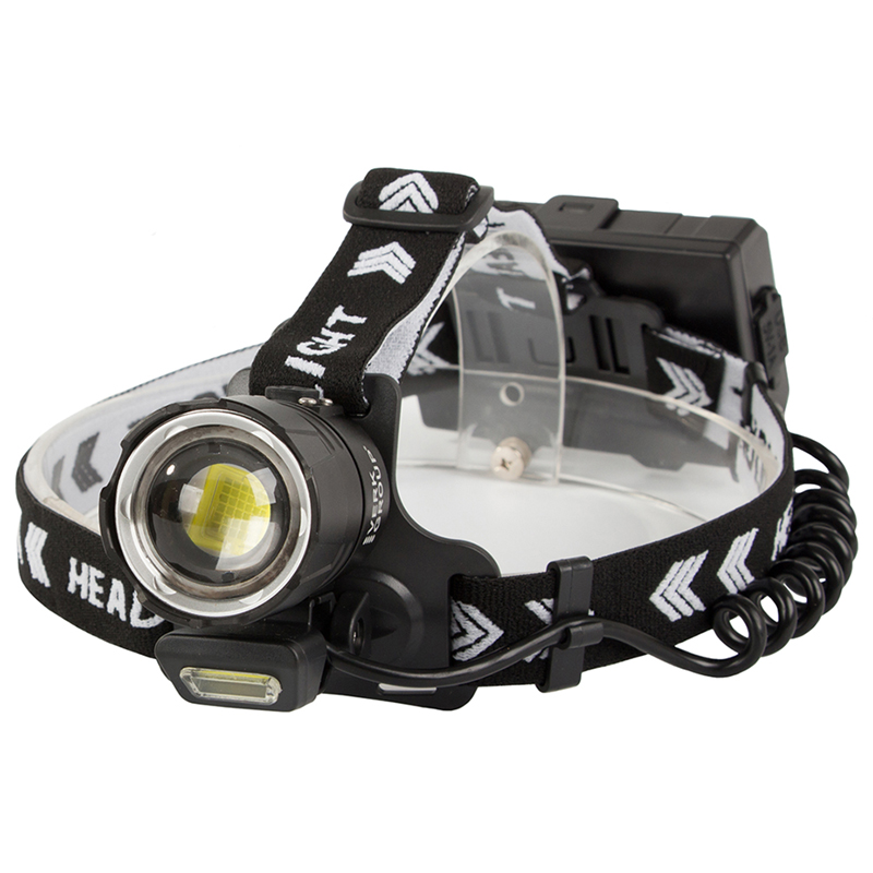 Bailong T37-P360 - Taktická čelová baterka